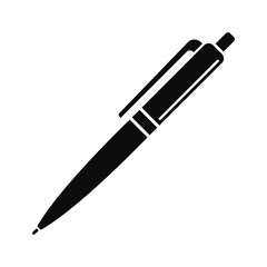 Pen icon. Simple illustration of pen vector icon for web design isolated on white background