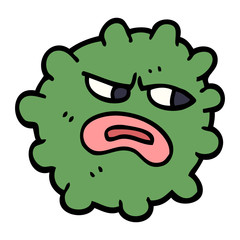 cartoon doodle funny germ