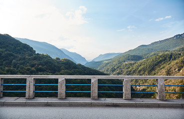 Bridge Dzhurdzhevicha. Montenegro. Summer. 