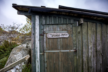 old wooden door
