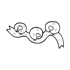 line drawing cartoon jingle bells