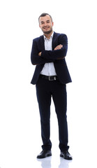 in full growth .portrait of successful business man.