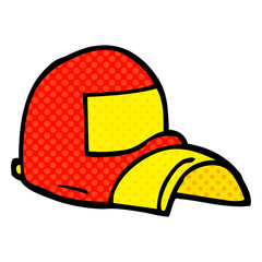 cartoon doodle baseball cap