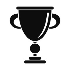 Brand gold cup icon. Simple illustration of brand gold cup vector icon for web design isolated on white background