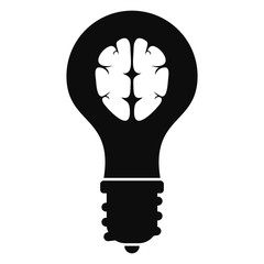 New brand idea icon. Simple illustration of new brand idea vector icon for web design isolated on white background