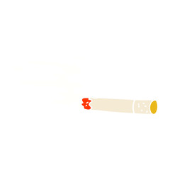 cartoon doodle cigarette