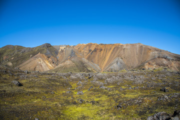 Scenes from hiking in Landmannalaugar
