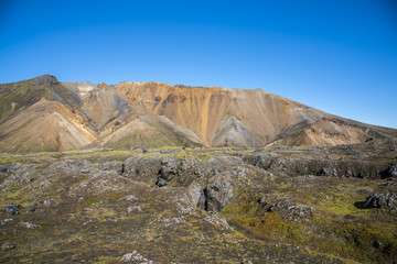 Scenes from hiking in Landmannalaugar