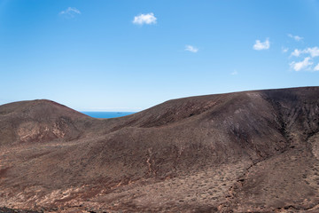 Naklejka premium Lanzarote and La Graciola Spain
