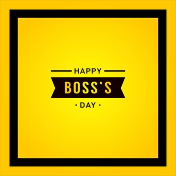 Happy Boss Day Design