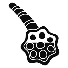 Pneumonia alveolus icon. Simple illustration of pneumonia alveolus vector icon for web design isolated on white background