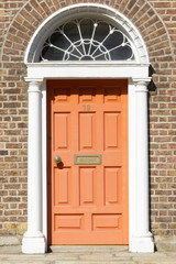 Fototapeta na wymiar Dublin Georgian Doors