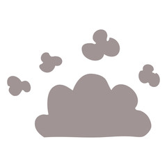 cartoon doodle weather cloud