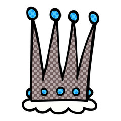 cartoon doodle crown