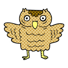 cartoon doodle funny owl