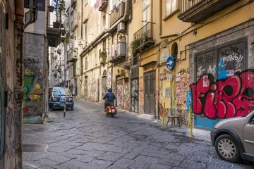 Velvet curtains Naples Naples Italy