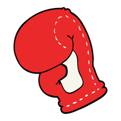 cartoon doodle boxing glove
