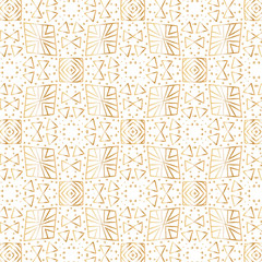 Fototapeta premium elegant geometric repeating pattern in Gold gradient with ragged edges over white background for festive and luxury surface design, backgrounds, backdrop, fabric and textile and invitation templates. 