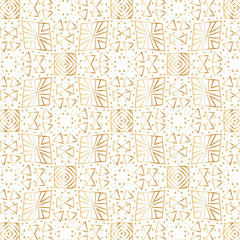 elegant geometric repeating pattern in Gold gradient with ragged edges over white background for festive and luxury surface design, backgrounds, backdrop, fabric and textile and invitation templates. 