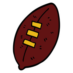 cartoon doodle football