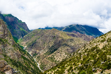 Nature view in Annapurna Conservation Area, Nepal