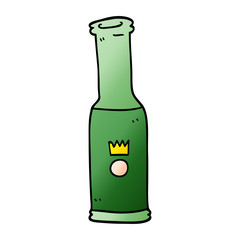 cartoon doodle bottle of pop