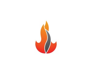 Fire flame logo