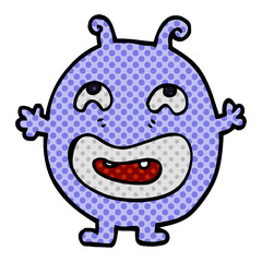 cartoon doodle monster