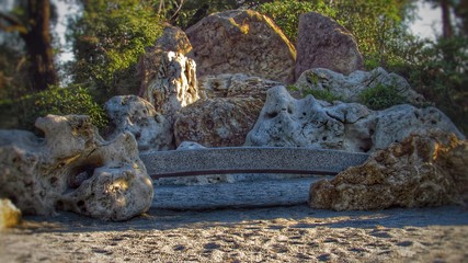 stones resembling faces
