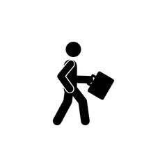 businessman, walk icon. Element of businessman icon for mobile concept and web apps. Detailed businessman, walk icon can be used for web and mobile