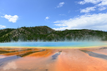lake in yellowstone national park