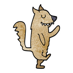 Fototapeta premium cartoon doodle dancing dog