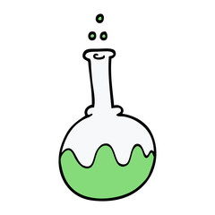 cartoon doodle science experiment