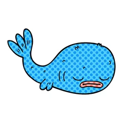 Tuinposter cartoon doodle of a fish © lineartestpilot