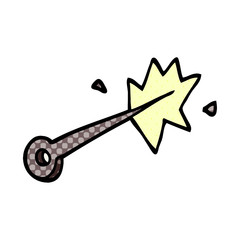 cartoon doodle sewing needle