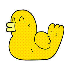 cartoon doodle rubber duck