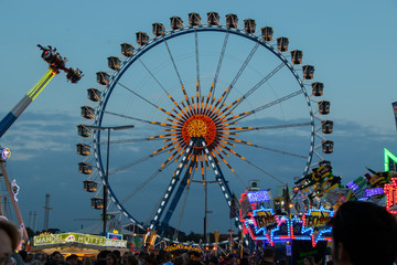 ferris wheel at the Oktoberfest