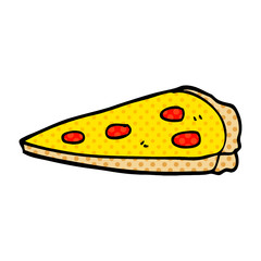 cartoon doodle pizza