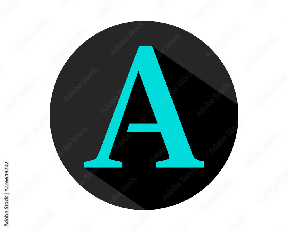 Fototapete black typography alphabet typeset typeface logotype font image vector icon