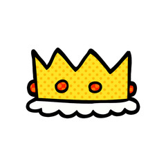 cartoon doodle royal crown