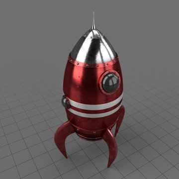 Retro rocket toy