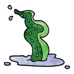 cartoon doodle spooky tentacle