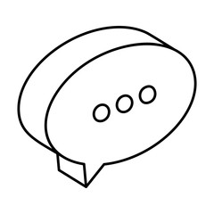 speech bubble message icon