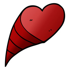 cartoon doodle love hearts