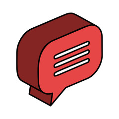 speech bubble message icon