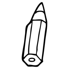 line drawing cartoon coloring pencil