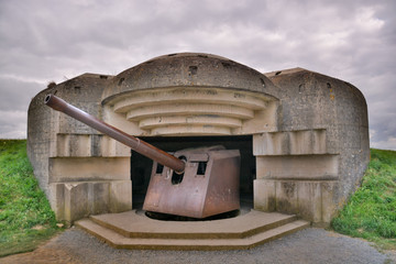 Remains of the Mulberry harbour in Normandy France, Europe