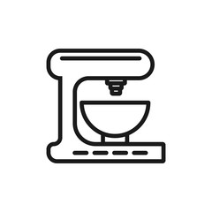 Meat grinder icon line symbol. Premium quality isolated mincer element in trendy style.