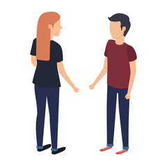 couple avatar characters icons