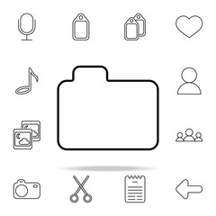 folder icon. Web icons universal set for web and mobile